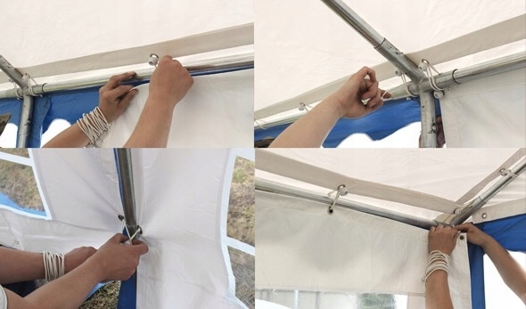 Gumki mocujące do namiotów 20szt