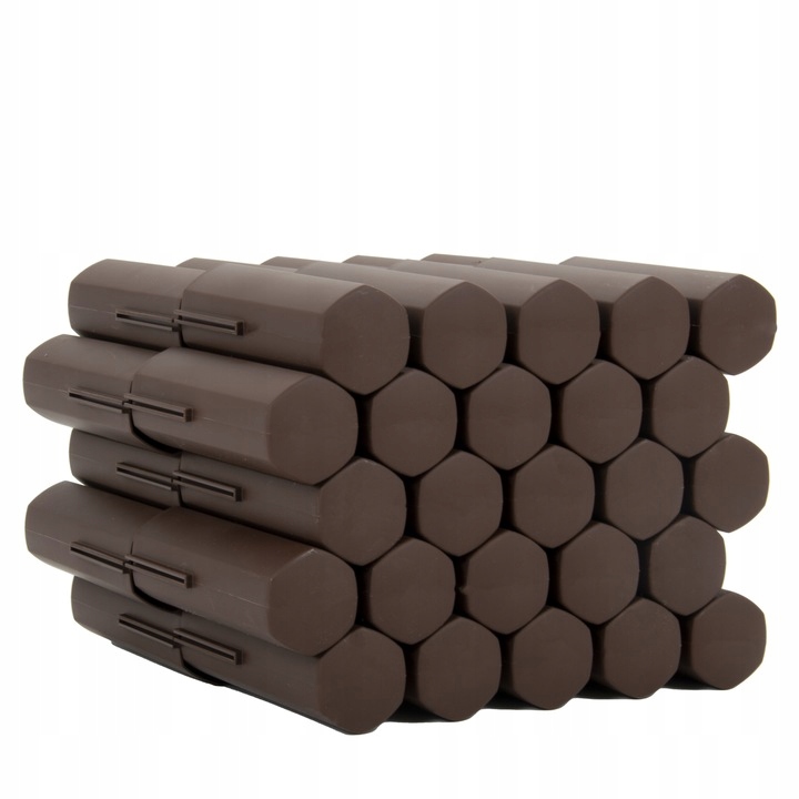 Palisada Ogrodowa Paliki Brąz 16,2 m Border Płotek