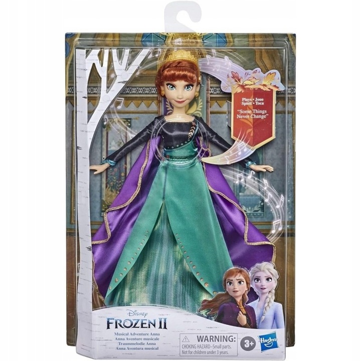 LALKA ANNA DISNEY FROZEN ŚPIEWAJĄCA INTERAKTYWNA KRAINA LODU HASBRO E8881