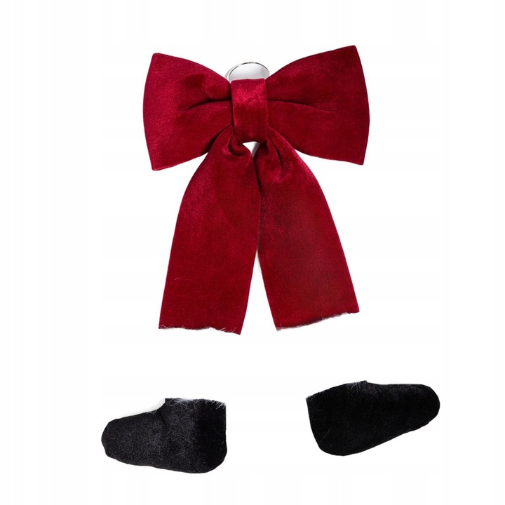 Kokarda BOWE czerwona duża z butami 38 x 62 cm HOMLA