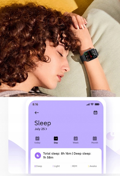 ZEGAREK SMARTWATCH CIŚNIENIE PULS ROZMOWY POL MENU