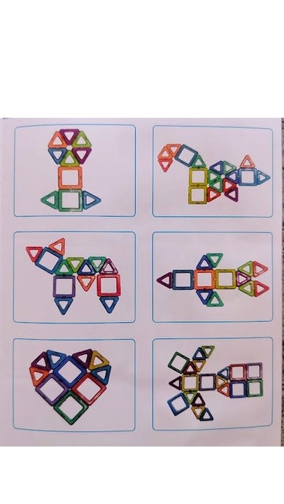 Klocki Magnetyczne Konstrukcyjne Edukacyjne 3D COOLJOY 45 el