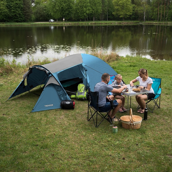 Namiot Turystyczny Ogrodowy Kempingowy 4 Osobowy