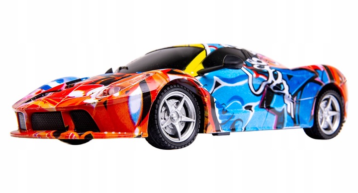Samochód zdalnie sterowany graffiti, światło R/C