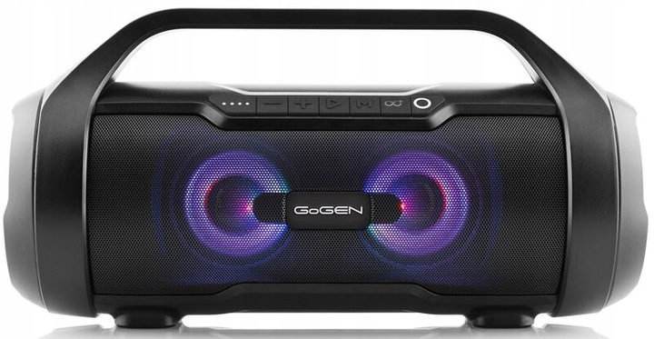 PRZENOŚNY GŁOŚNIK BLUETOOTH 40W RADIO FM AUX do 15h USB MicroSD GoGEN
