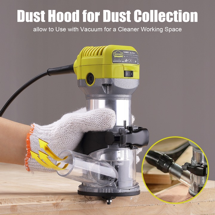 Frezarka górnowrzecionowa DEWINNER VPER1027 710W metalowy korpus