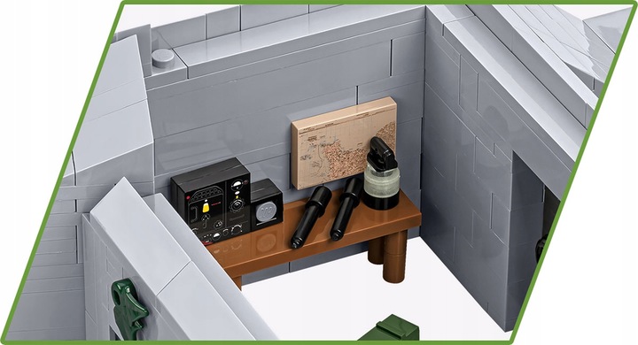 Klocki COBI 3136 German Bunker Regelbau 667 niemiecki schron bunkier