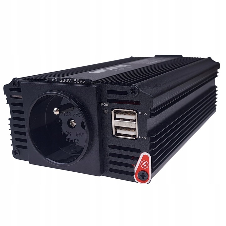 Przetwornica samochodowa inwerter napięcia DC/AC 12V 230V 800W | SinMod