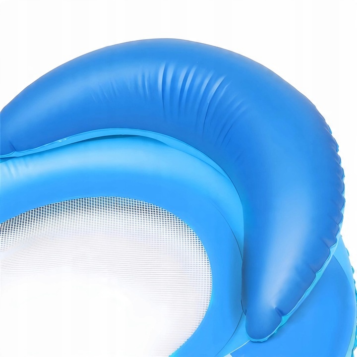 MATERAC do pływania dmuchany z siatką HAMAK WODNY leżak na basen plażę wode