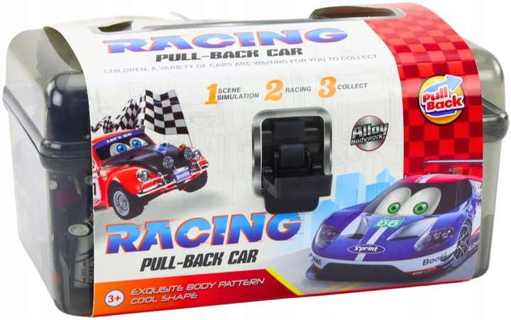 AUTKA Z MATĄ W KUFERKU WALIZCE RESORAKI SAMOCHODZIKI Z NAPĘDEM DUŻY ZESTAW