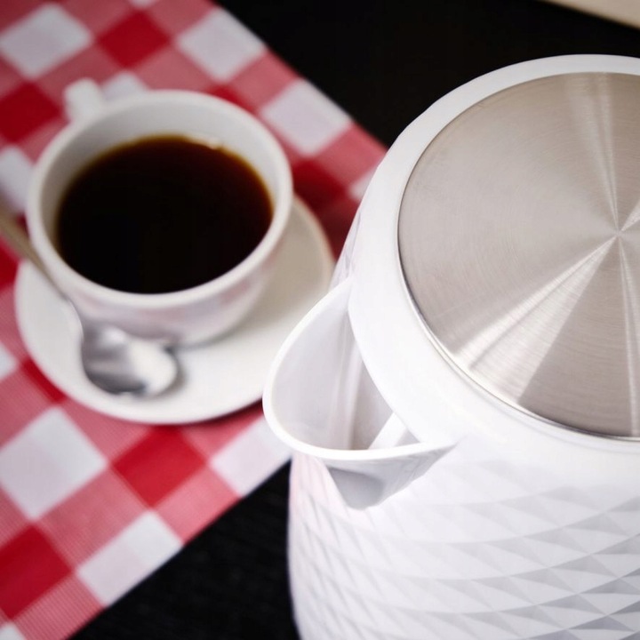 Czajnik elektryczny bezprzewodowy biały ELDOM C280B 1,7L 2200W cichy MOCNY