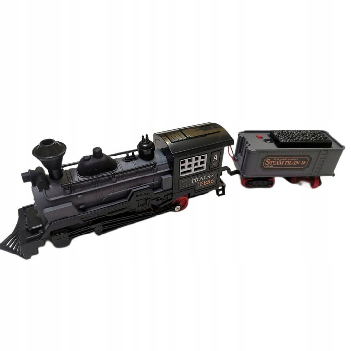 KOLEJKA ELEKTRYCZNA POCIĄG TORY STEROWANA PILOTEM 5 metrów 3 Wagony