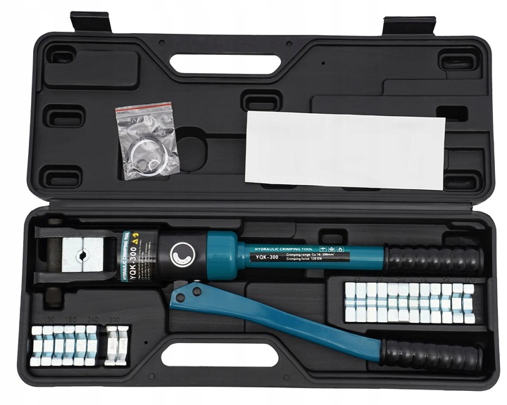 ZACISKARKA PRASKA HYDRAULICZNA DO KABLI TULEJEK 16-300 MM 120KN