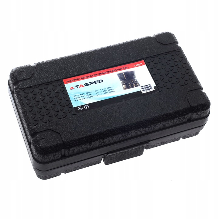 REDUKCJE ADAPTERY REDUKCYJNE 1/2 1/4 3/8 3/4 Udarowe z kulką blokującą x6