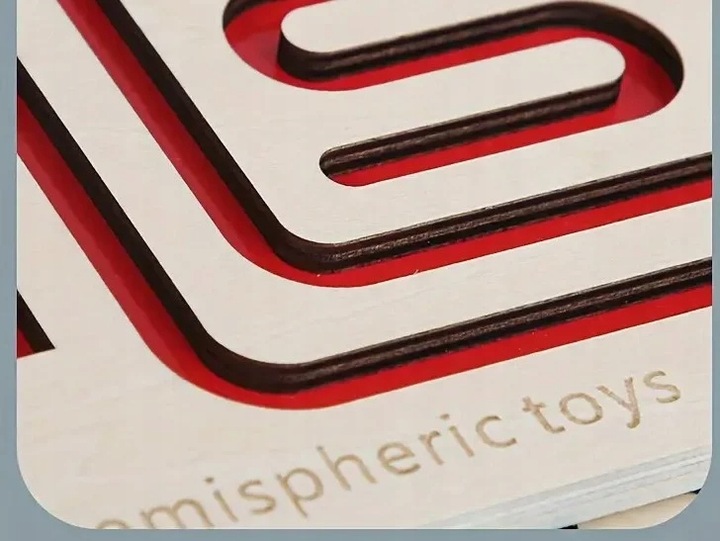 Trening Prawej i Lewej Półkuli Mózgu 3 tablice drewniane do treningu motory