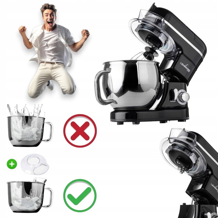 ROBOT KUCHENNY PLANETARNY LEHMANN 3000W MIKSER BLENDER MASZYNKA MIĘSA MOCNY