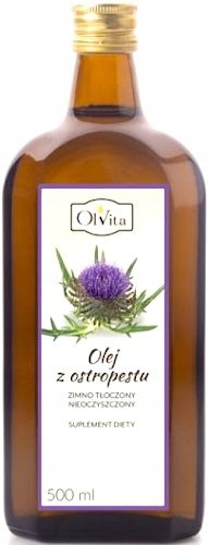 OLEJ Z OSTROPESTU TŁOCZONY NA ZIMNO 500ML OLVITA
