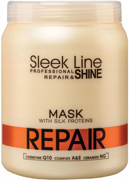 Stapiz ZESTAW XXL Sleek Line Repair Szampon Maska