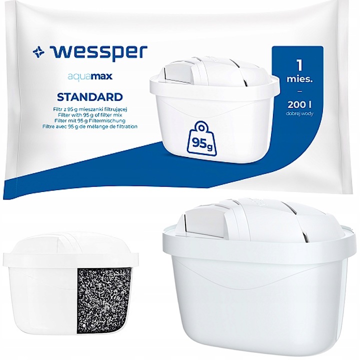 5x FILTR AQUAMAX FILTRY do WODY do DZBANKA AQUAPHOR BRITA DAFI - 5 sztuk