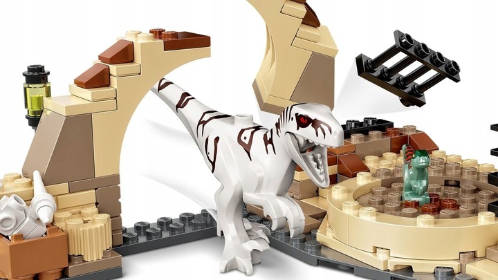 LEGO JURASSIC WORLD 76945 ATROCIRAPTOR: POŚCIG – ZESTAW AKCJI Z DINOZAUREM