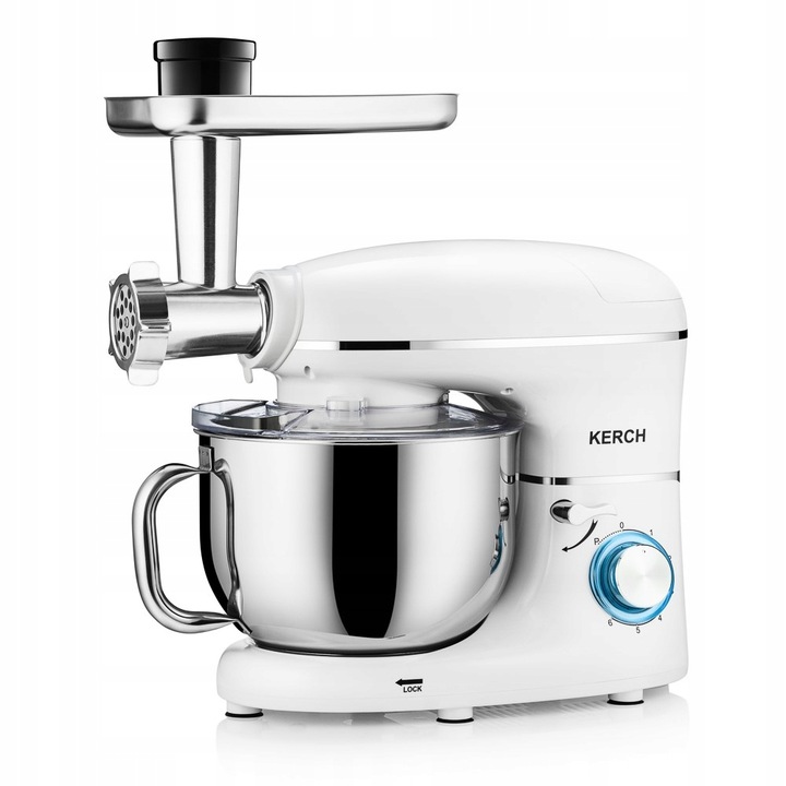 ROBOT KUCHENNY PLANETARNY MIKSER Z MISĄ KERCH ROTARY 4000W WHITE 6,2L