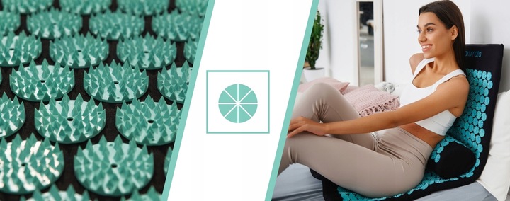 MATA DO AKUPRESURY + PODUSZKA DO MASAŻU XXL PL