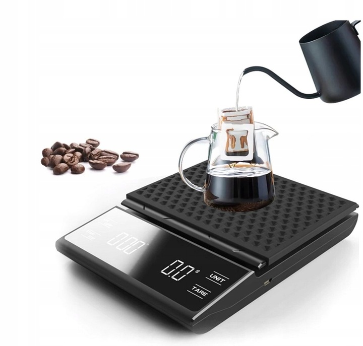 Elektroniczna waga do kawy ETECH SFC-01WK 3 kg / 0,1g TIMER BARISTYCZNA