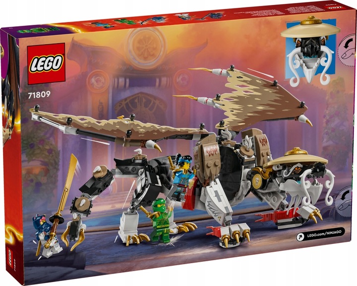 LEGO NINJAGO SMOCZY MISTRZ EGALT 71809 ZESTAW KLOCKÓW 8+ PREZENT