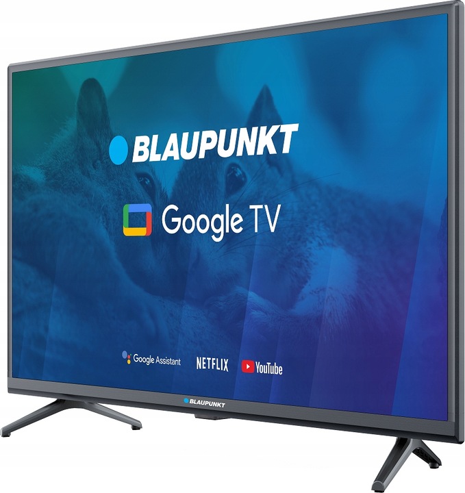 TELEWIZOR BLAUPUNKT 32 CALE LED HD GOOGLE TV DOLBY DIGITAL DVB T T2 HEVC