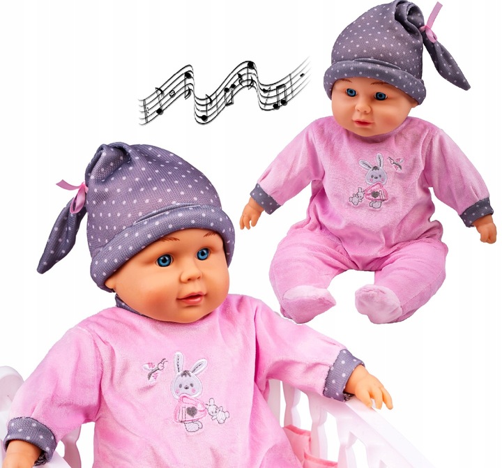 LALKA BOBAS DZIDZIUŚ MÓWIĄCY INTERAKTYWNA ZABAWKA 44cm GRATIS PIERŚCIONEK