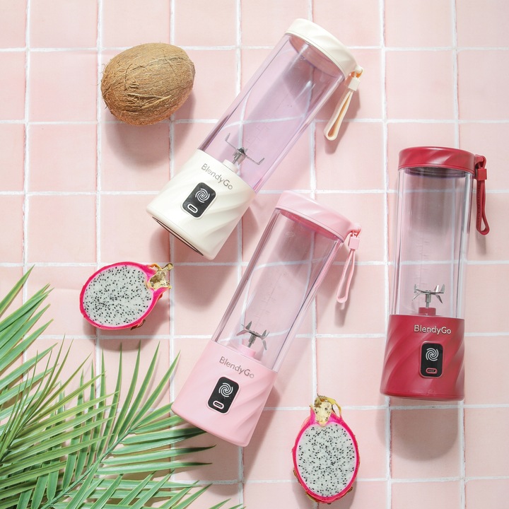 BLENDER BEZPRZEWODOWY KIELICHOWY BlendyGo 3 PRZENOŚNY TURYSTYCZNY 250W