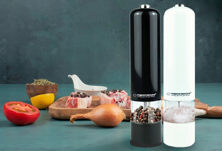 ELEKTRYCZNY MŁYNEK DO PIEPRZU I SOLI 2SZT+ BATERIE