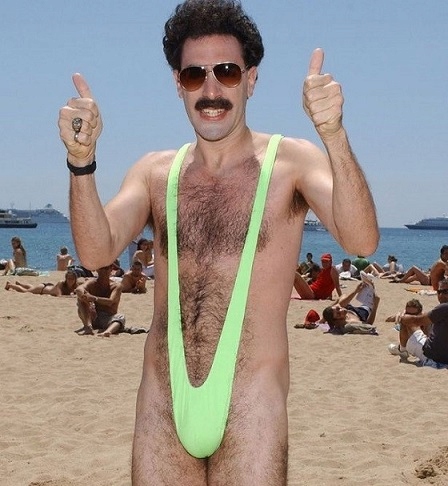 BORAT MANKINI STRÓJ BORATA KĄPIELOWY STRINGI
