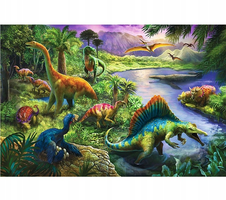 Puzzle 200 el - Drapieżne dinozaury 13281