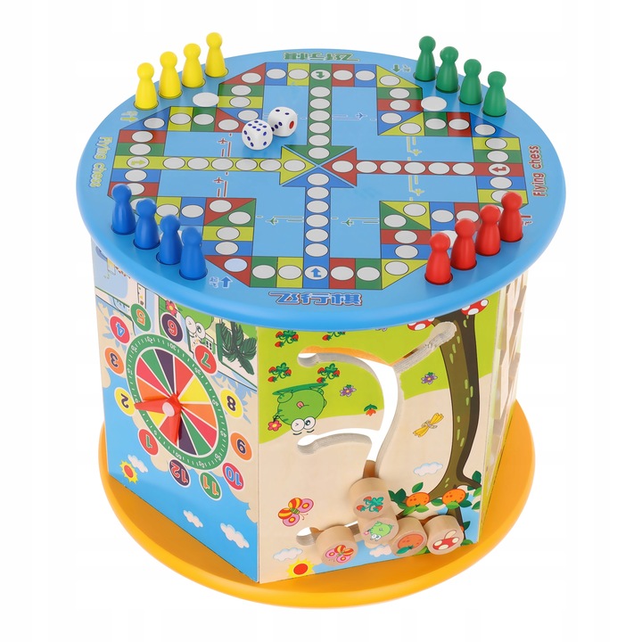 KOSTKA EDUKACYJNA DREWNIANY SORTER PRZEPLATANKA