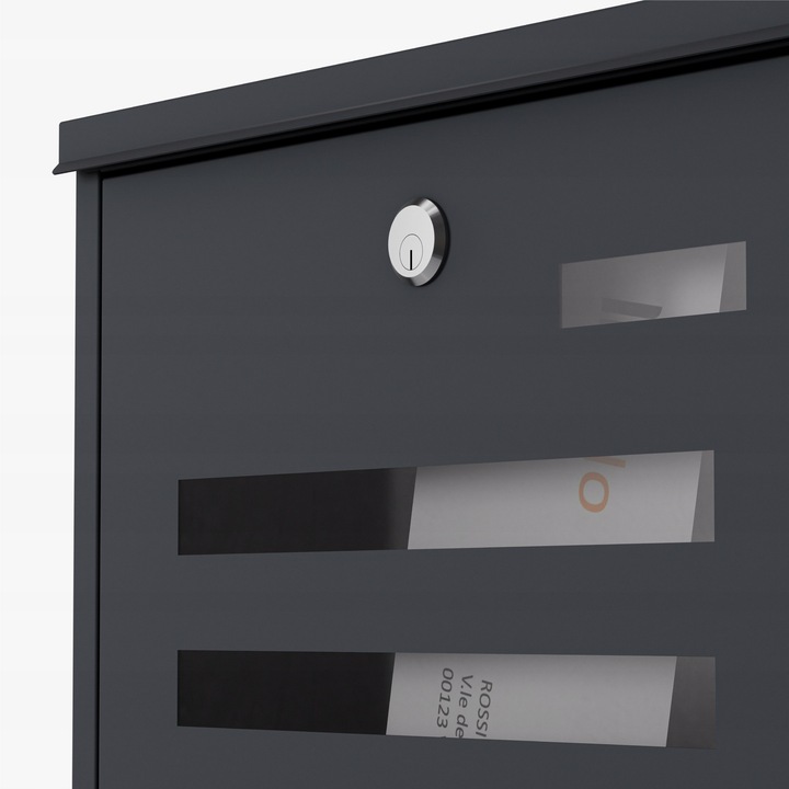 Skrzynka NA LISTY Gazety Pocztę Ulotki Gregman Post 20 Graphite