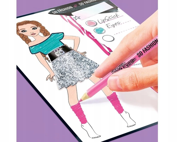 EPEE PROJEKT MODA zestaw kreatywny SZKICOWNIK dla dziewczynki +6 lat