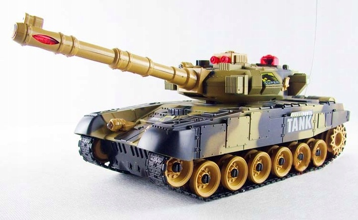 BITWA CZOŁGÓW ZDALNIE STEROWANE CZOŁGI WOJSKOWE W KOLORACH MORO 2.4GHz RC