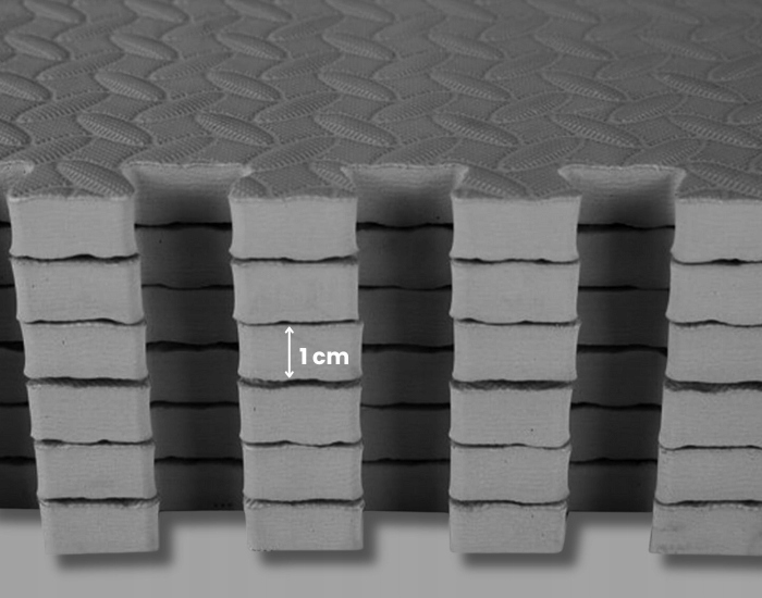 MATA PUZZLE POD SPRZĘT DO ĆWICZEŃ 12 SZT 4,32m2 OCHRONNA PODŁOGA NA SIŁOWNI