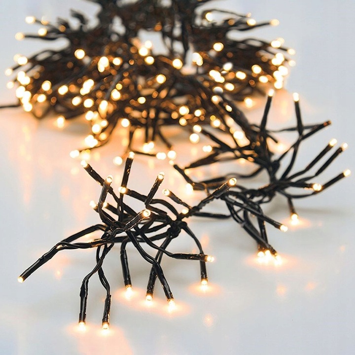 Lampki CHOINKOWE oświetlenie zewnętrzne wewnętrzne ciepłe 2016 LED 14,5 m