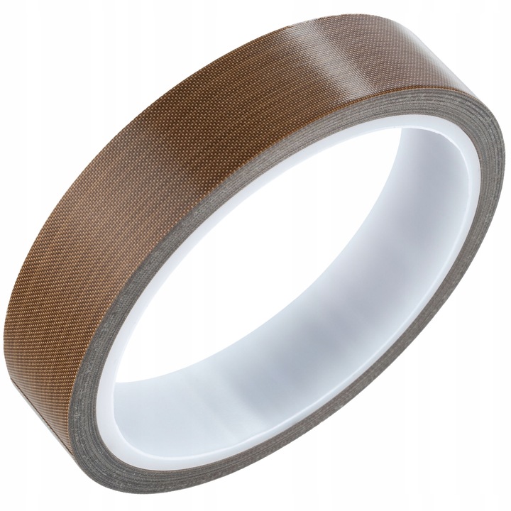 TAŚMA TEFLONOWA OCHRONNA 300°C Z KLEJEM DO ZGRZEWARKI 10M 0,18MM 50MM HQ