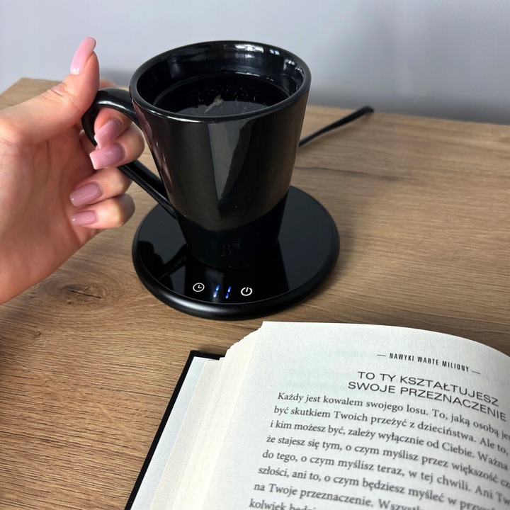 Podgrzewacz do Kubka Kawy Herbaty pod Kubek do biura na PREZENT