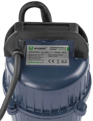 POMPA DO WODY BRUDNEJ CZYSTEJ ZANURZENIOWA SITKO SITO SZAMBA 2100W 1"