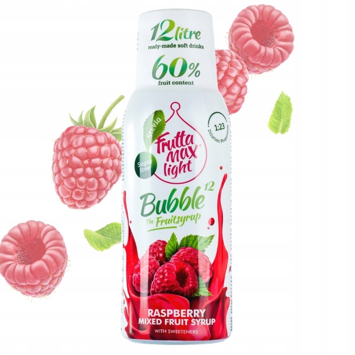 Fruttamax A zestaw 4 syropów do SodaStream w wersji Light 4x500ml