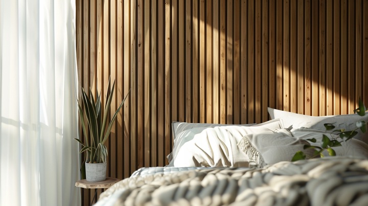 LAMELE NA PŁYCIE 46x275 ŚCIENNE PANELE DEKORACYJNE DĄB NATURALNY LANCELOT