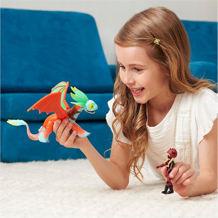 ALEX I SMOK PIÓRKA JAK WYTRESOWAĆ SMOKA ZESTAW FIGURKI DRAGONS