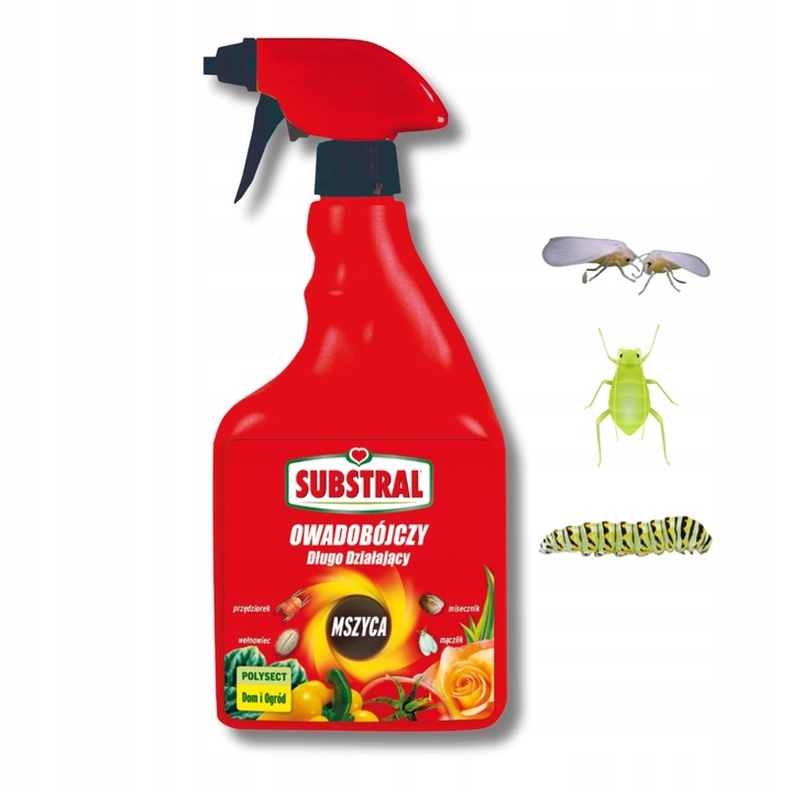 SUBSTRAL Owadobójczy Długodziałający POLYSECT Mszyca Mączlik Przędziorek x2