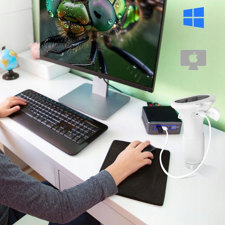 MIKROSKOP DLA DZIECI MINI MIKROSKOP CYFROWY PREZENTY DLA DZIECI