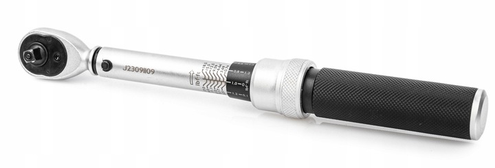 KLUCZ DYNAMOMETRYCZNY Z BLOKADĄ ETUI CERTYFIKAT KALIBRACJI 1-25NM 1/4'' JCB