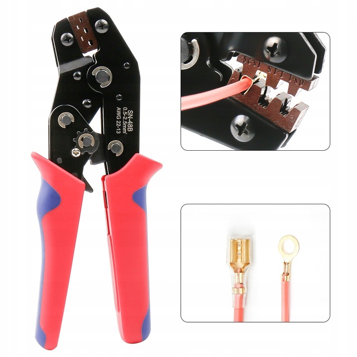 600X ZACISKARKA PRASKA KONEKTORÓW ZESTAW SAMOCHODOWYCH SZCZYPIEC ZACISKANIA